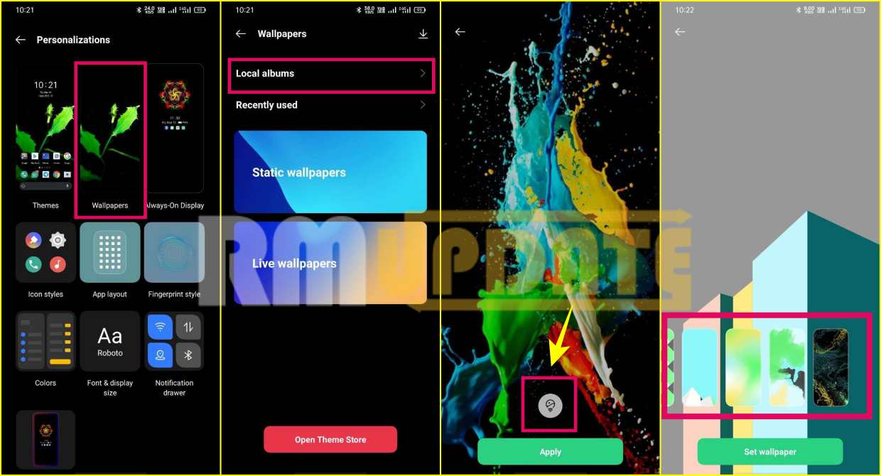 Realme UI : How to create colorful wallpapers for Home & Lock Screen Realme UI : How to create colorful wallpapers for Home & Lock Screen