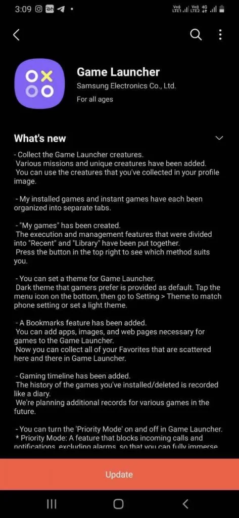 Samsung Game Launcher V6 0 01 3 Update Adds Bookmarks Gaming Timeline And More