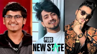 Official collaboration of PUBG New State with Faisu, Mortal and Raftaar