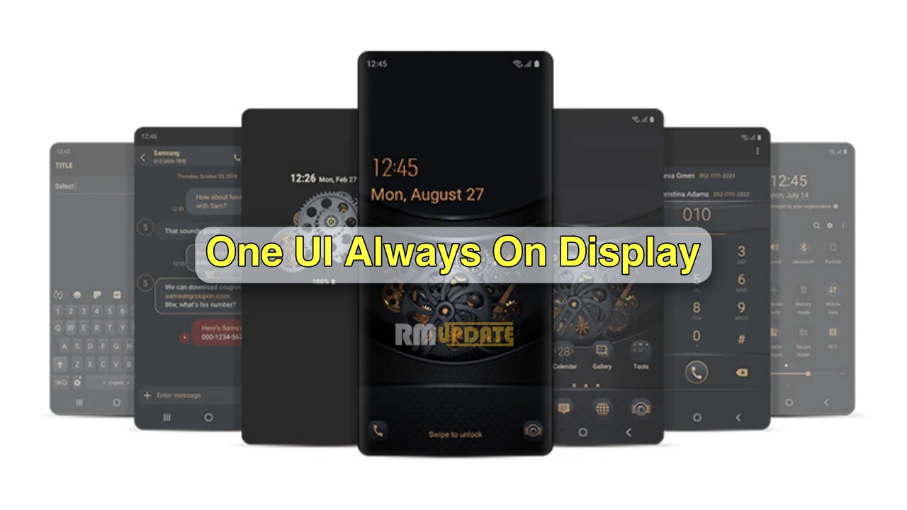 Samsung One UI 4.0 Always on Display: Customize your Galaxy AOD Themes