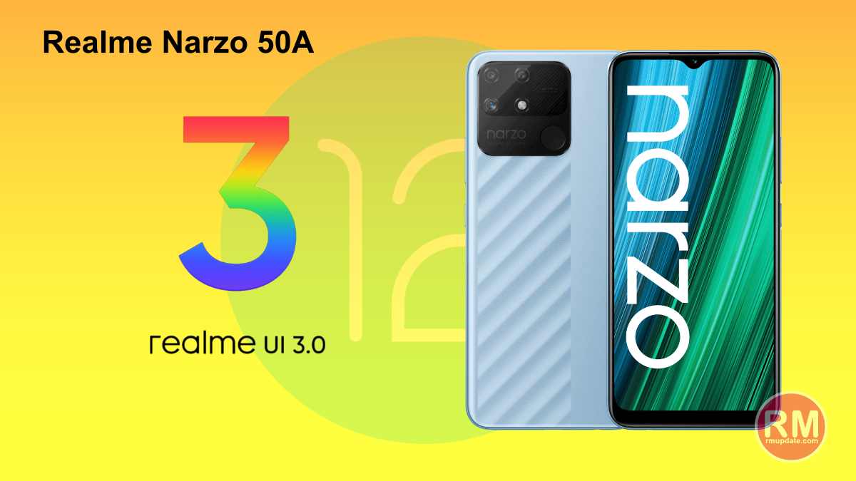 Breaking: Realme Narzo 50A Updates To Stable Android 12 With Realme UI 3.0