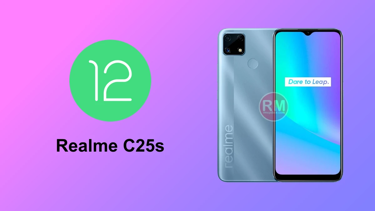 Realme C25s getting official stable Android 12 and Realme UI 3.0 update