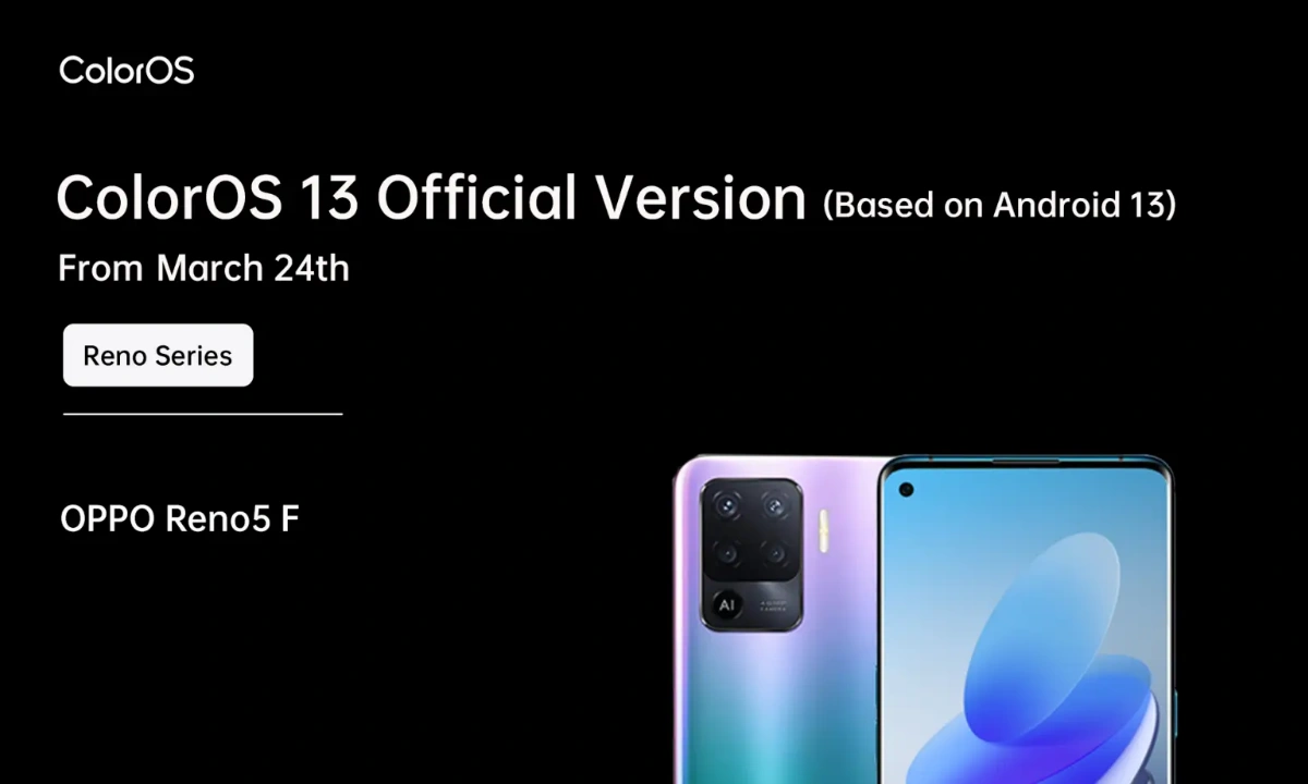 Oppo Reno5 F ColorOS 13