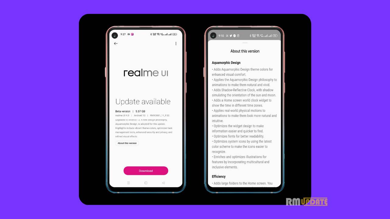 Realme 8 Pro UI 4.0 Beta