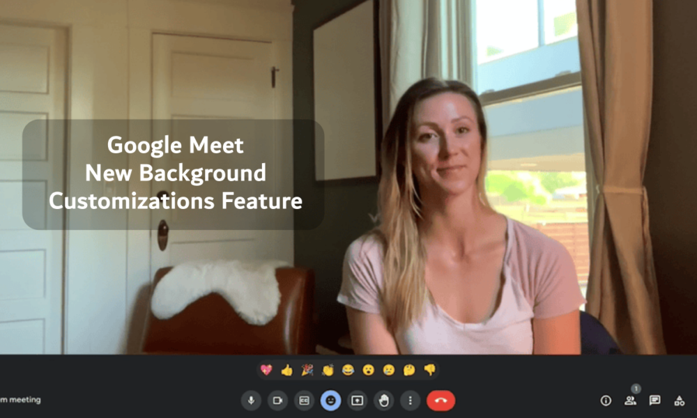 Google Meet's new background customization feature, here's how to use it