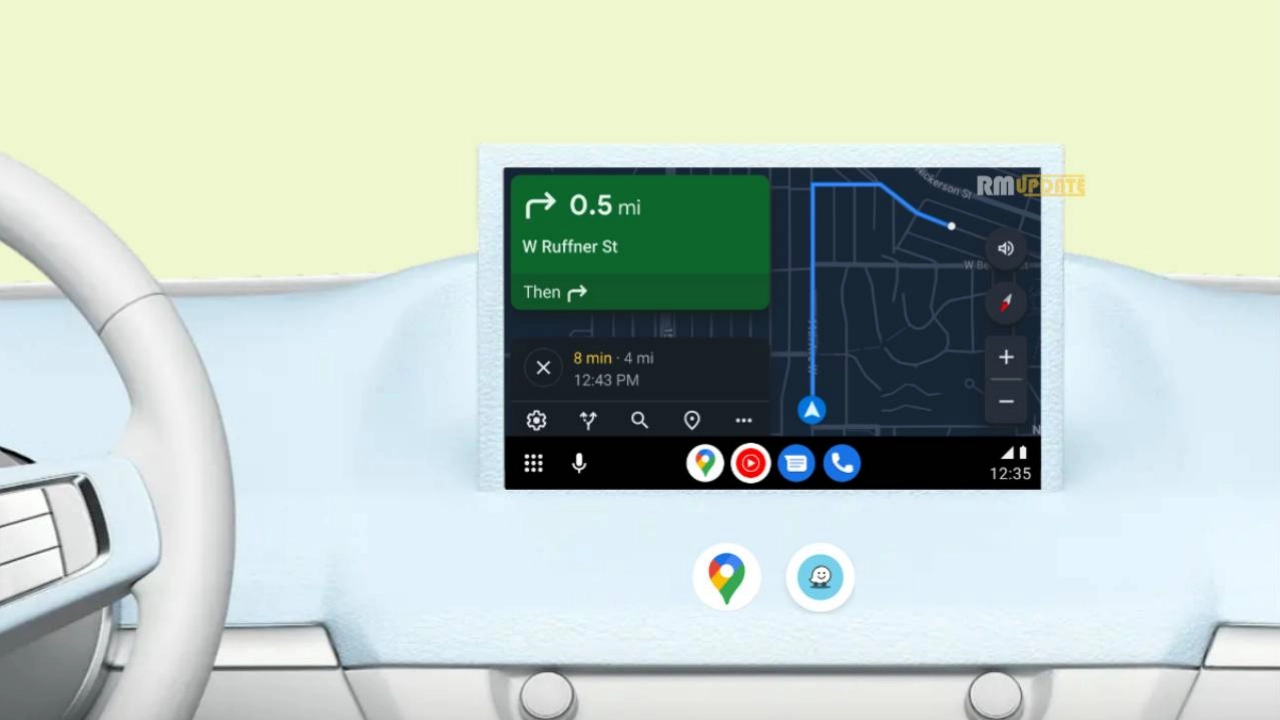 Android Auto Google Map