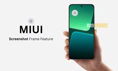 MIUI Screenshot Frame Feature