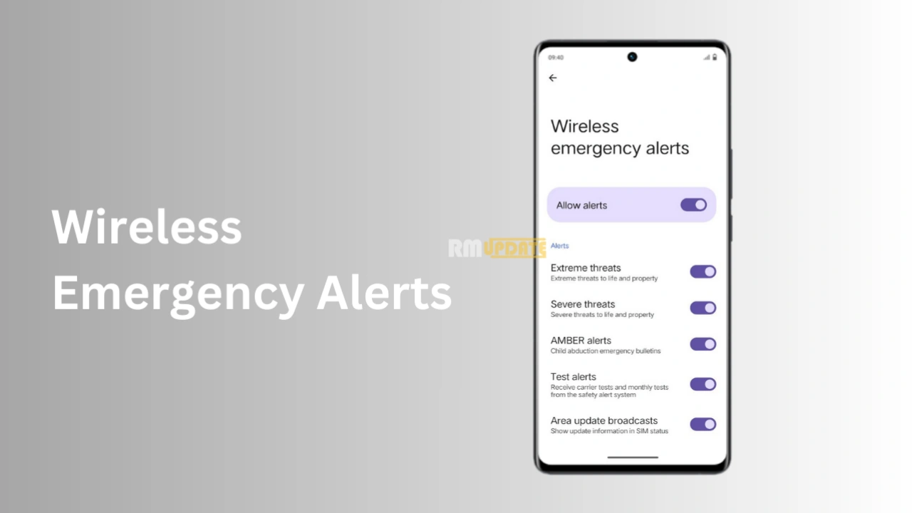 Wireless Emergency Alerts