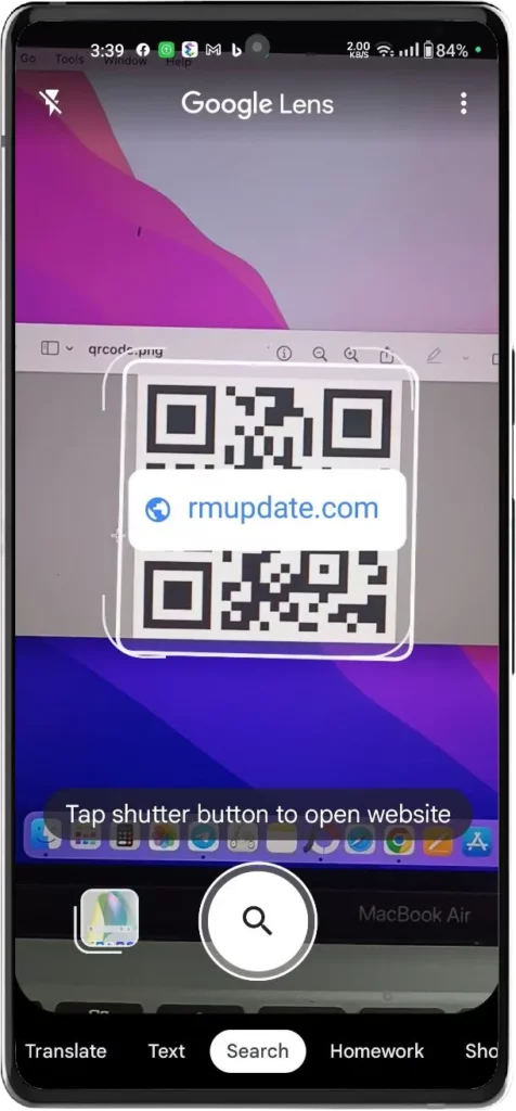 How To Scan A QR Code On android phone