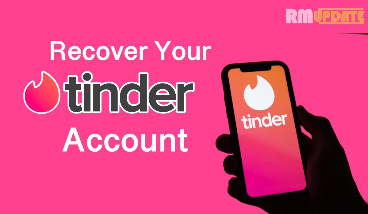 Person holding a smartphone with the Tinder app icon on the screen