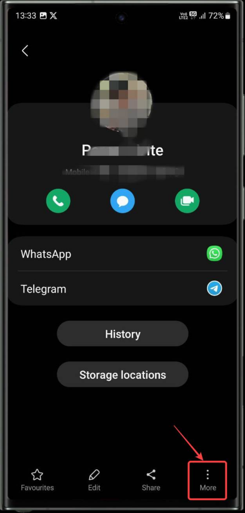 Samsung  call background 