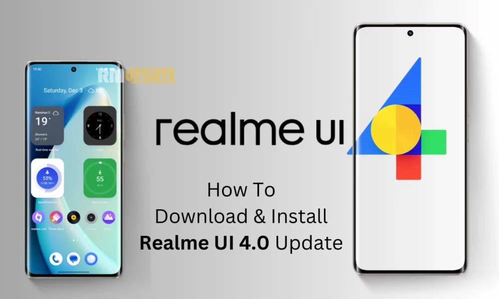 Hoe de Realme UI 4.0-update downloaden en installeren?