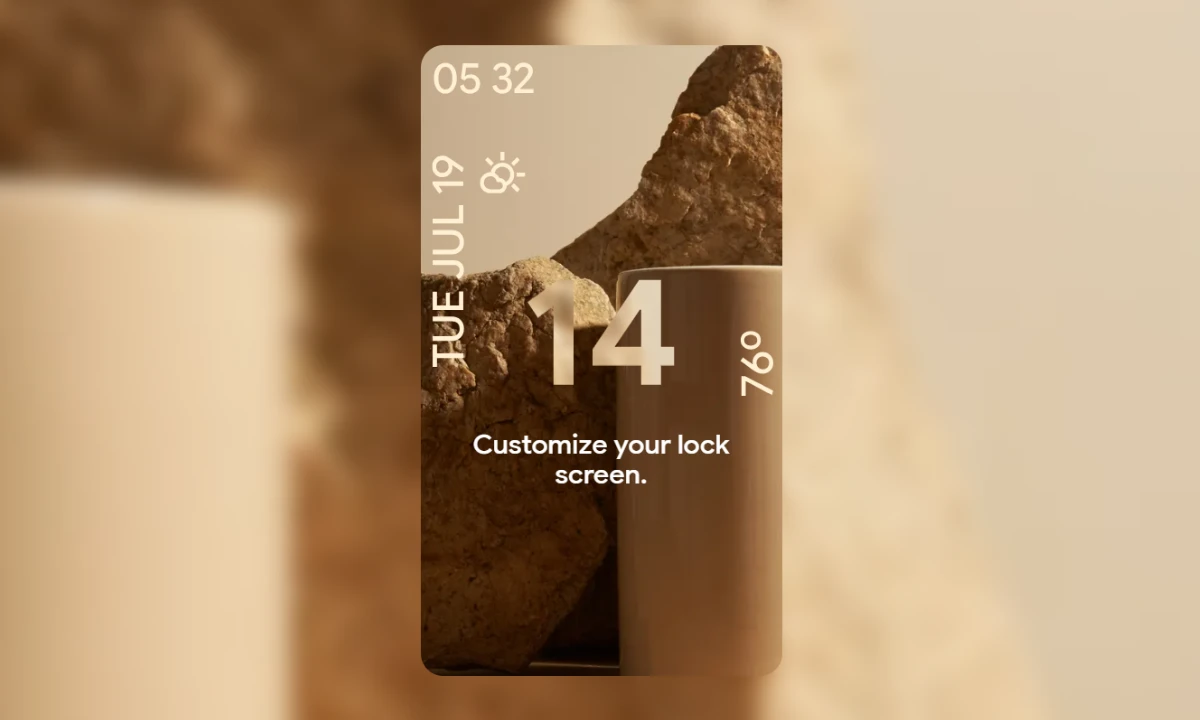 Android 14 Customize Lock Screen
