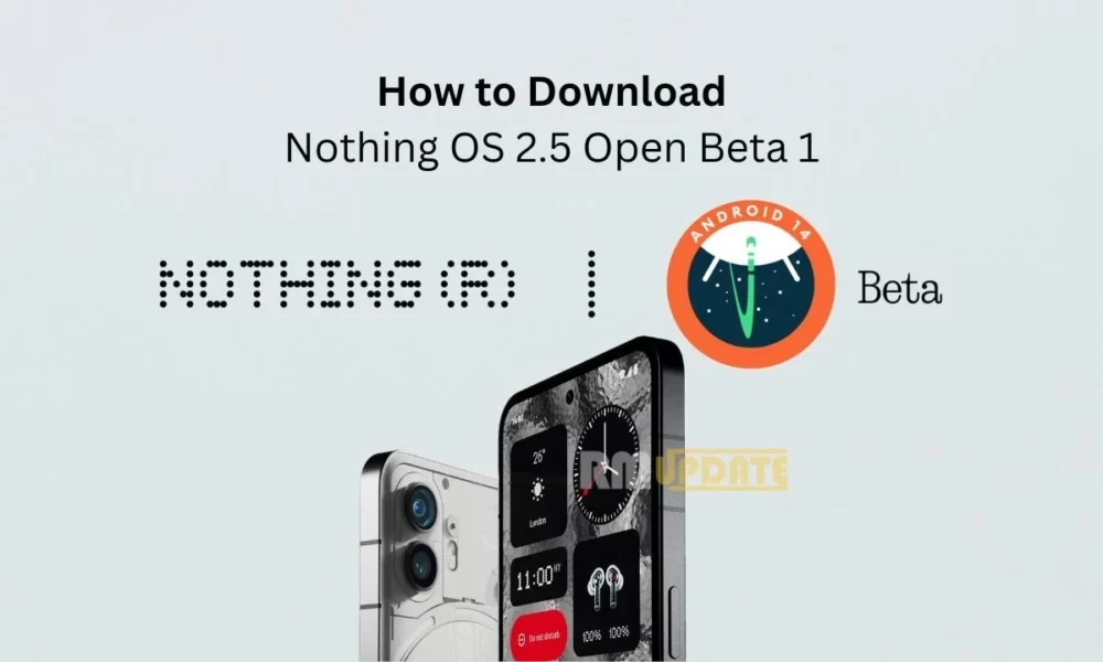 Nothing OS 2.5 How to